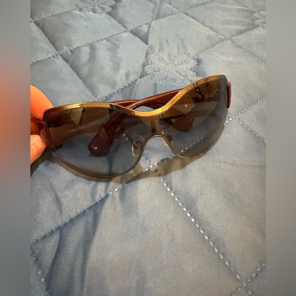Prada Brown and Gold Sunglasses‎ main image 5